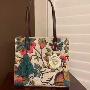 Spartina Embroidered Tote